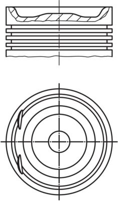 MAHLE 012 20 00 Piston