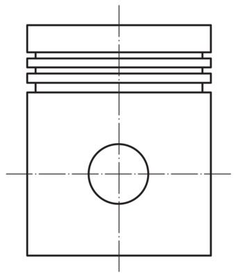 MAHLE 012 21 03 Piston
