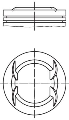 MAHLE 012 23 03 Piston