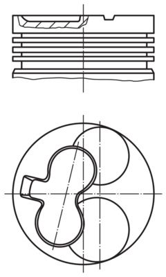 MAHLE 012 34 02 Piston