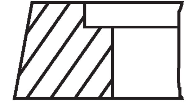 MAHLE 014 11 V0 Piston Ring Kit