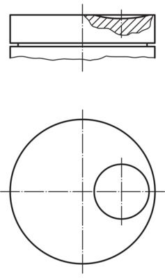 MAHLE 014 57 01 Piston