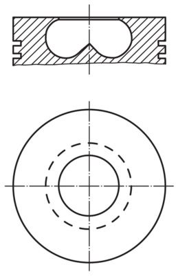 MAHLE 015 69 00 Piston