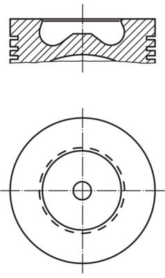MAHLE 015 81 02 Piston