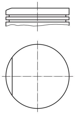 MAHLE 021 29 00 Piston