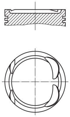 MAHLE 021 PI 00117 002 Piston