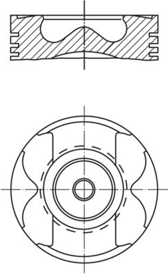 MAHLE 021 PI 00125 000 Piston