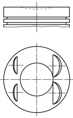 MAHLE 021 PI 00127 000 Piston