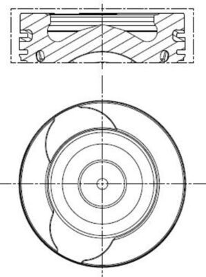 Piston MAHLE 021 PI 00128 000