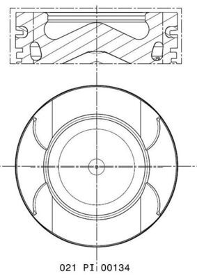 Piston MAHLE 021 PI 00134 000