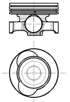 MAHLE 021 PI 00118 100 Piston