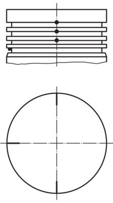 Piston MAHLE 022 04 01