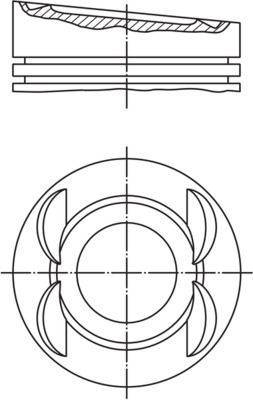 MAHLE 028 05 00 Piston
