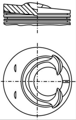 Piston MAHLE 028 25 00