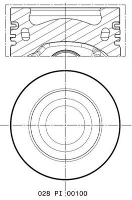 Piston MAHLE 028 PI 00100 000