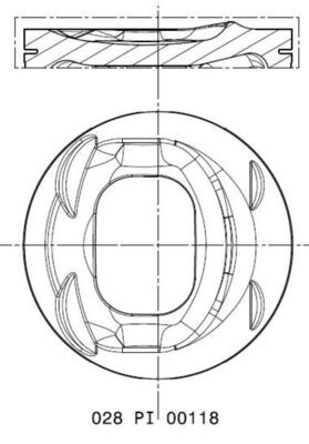 Piston MAHLE 028 PI 00118 002