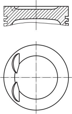 MAHLE 028 PI 00119 001 Piston