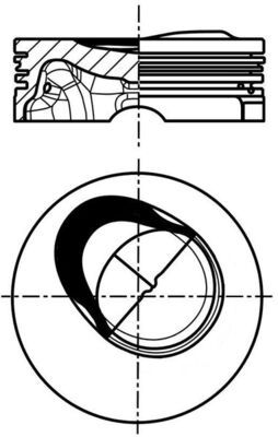 MAHLE 028 PI 00130 000 Piston