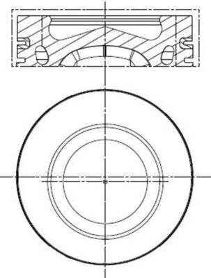 Piston MAHLE 028 PI 00140 000
