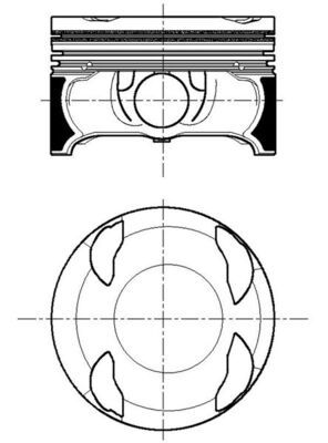 Piston MAHLE 028 PI 00167 000