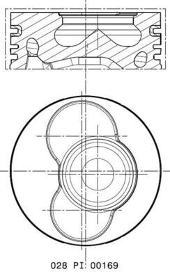 Piston MAHLE 028 PI 00169 000