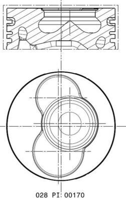 Piston MAHLE 028 PI 00170 000