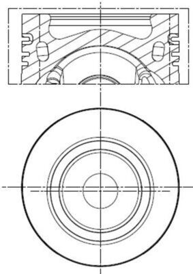 MAHLE 028 PI 00154 000 Piston