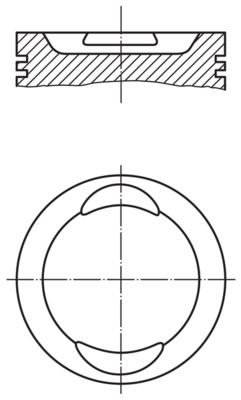 MAHLE 029 73 02 Piston