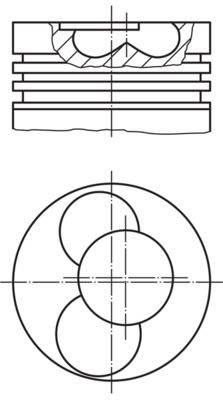 Piston MAHLE 030 54 00