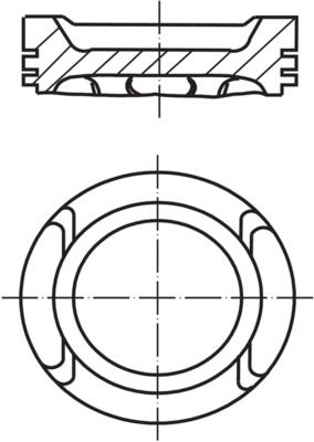MAHLE 030 60 00 Piston