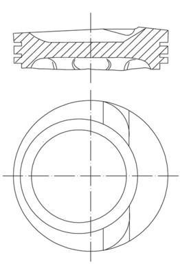 MAHLE 030 68 03 Piston
