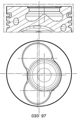 Piston MAHLE 030 97 00