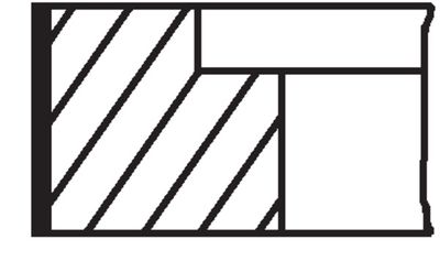 Piston Ring Kit MAHLE 030 48 N2