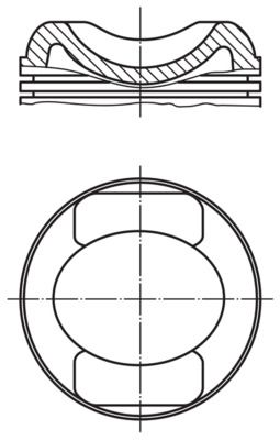 Piston MAHLE 031 55 00