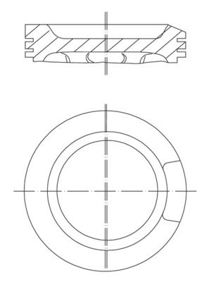 MAHLE 033 04 02 Piston