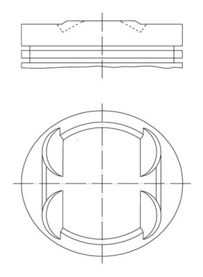MAHLE 033 18 00 Piston