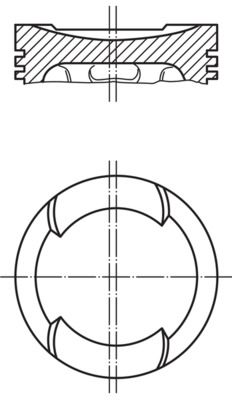 MAHLE 034 65 00 Piston