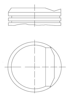 MAHLE 034 81 02 Piston
