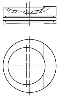 MAHLE 034 89 00 Piston