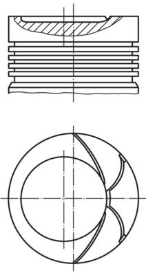 MAHLE 034 92 02 Piston