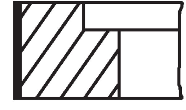 MAHLE 034 75 V0 Piston Ring Kit