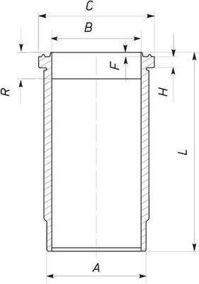 Cylinder Sleeve MAHLE 037 WN 27 01