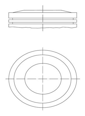Piston MAHLE 039 34 00