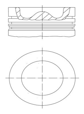 MAHLE 039 PI 00127 000 Piston