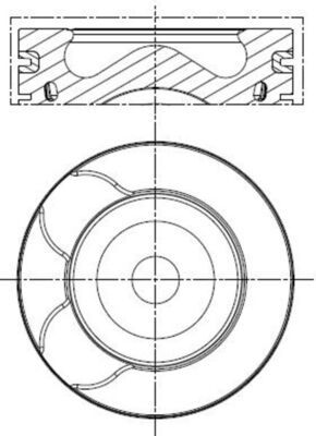 MAHLE 039 PI 00128 002 Piston