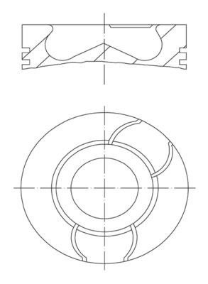 MAHLE 040 03 00 Piston