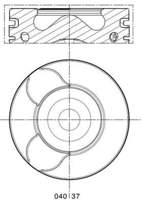 MAHLE 040 37 00 Piston
