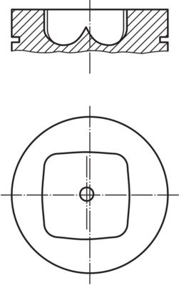 MAHLE 043 80 00 Piston