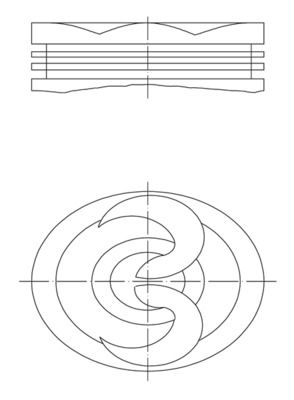 MAHLE 049 27 03 Piston