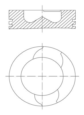 MAHLE 061 66 00 Piston